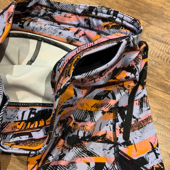 Lululemon colourful mesh side capri leggings - Picture 5 of 11